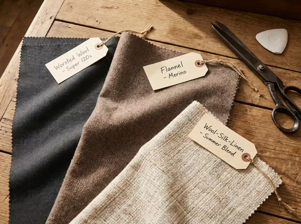 different bespoket fabrics